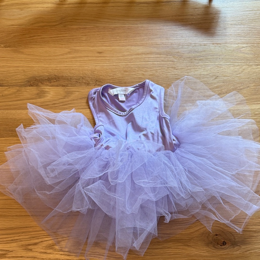 Lilac Tulle Dance Dress for Kids